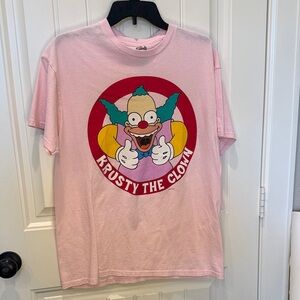 Pink Krusty the Clown Men’s T-Shirt